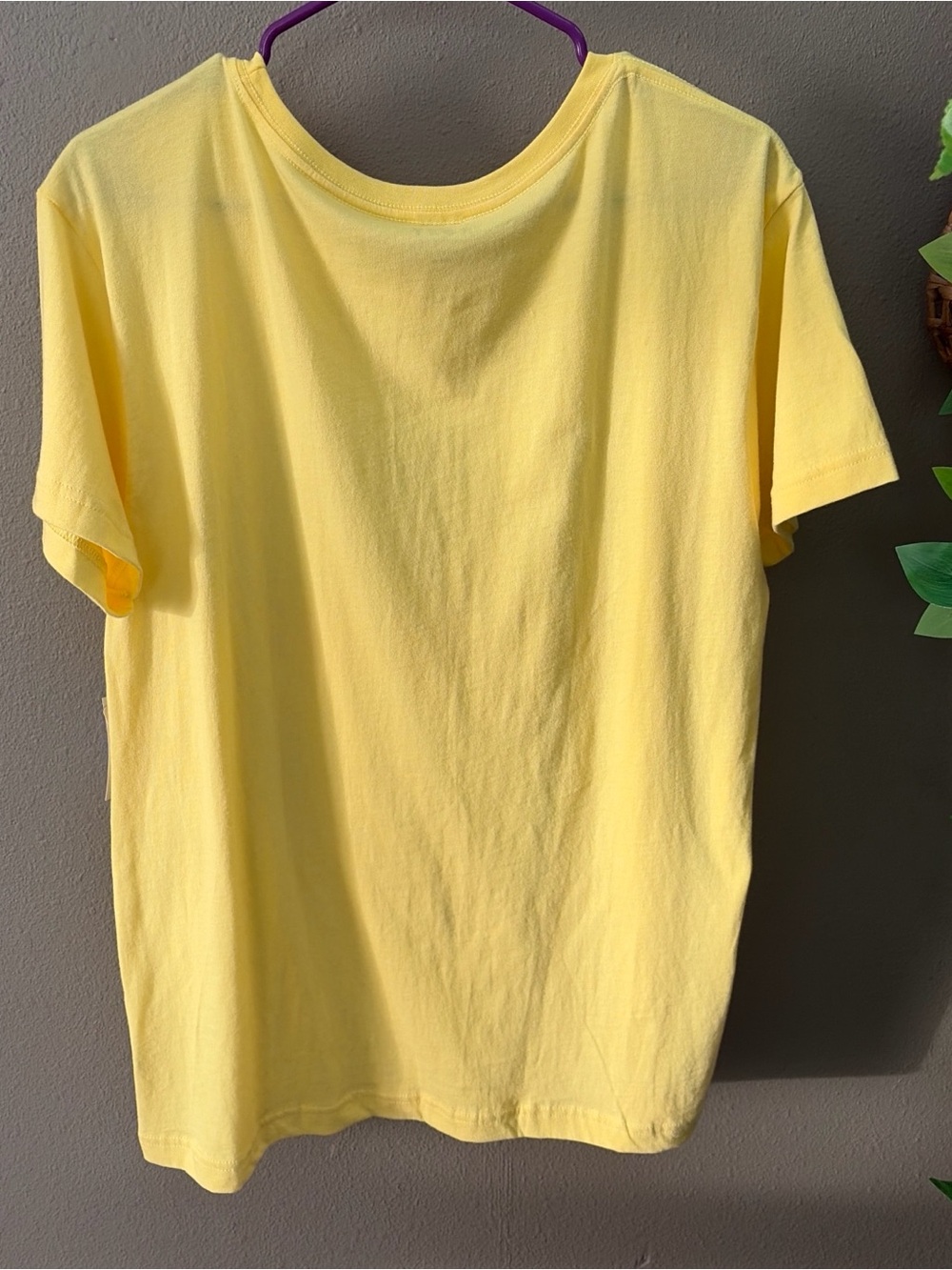 Roxy Bright Yellow Crewneck Tee XL - Picture 2 of 4